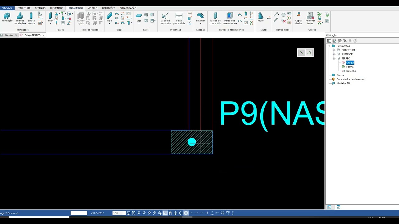 AULA 05   LANÇAMENTO DAS VIGAS BALDRAMES