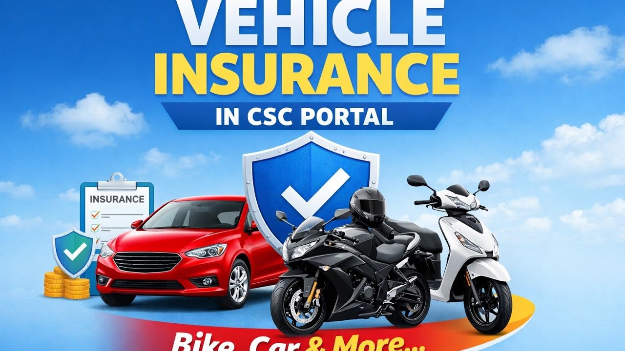 How to Apply Vehicle Insurance through CSC Login in kannada