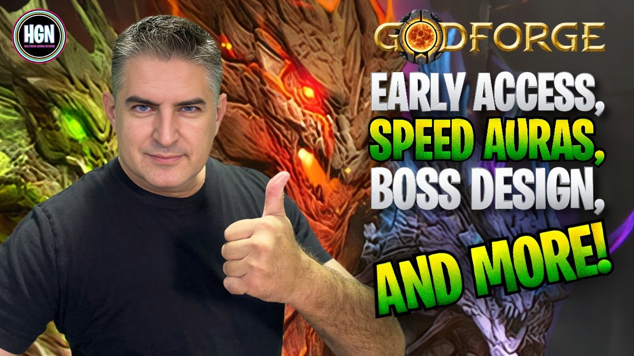 Godforge Gameplay - Early Access, Speed Auras, Boss Design & More!