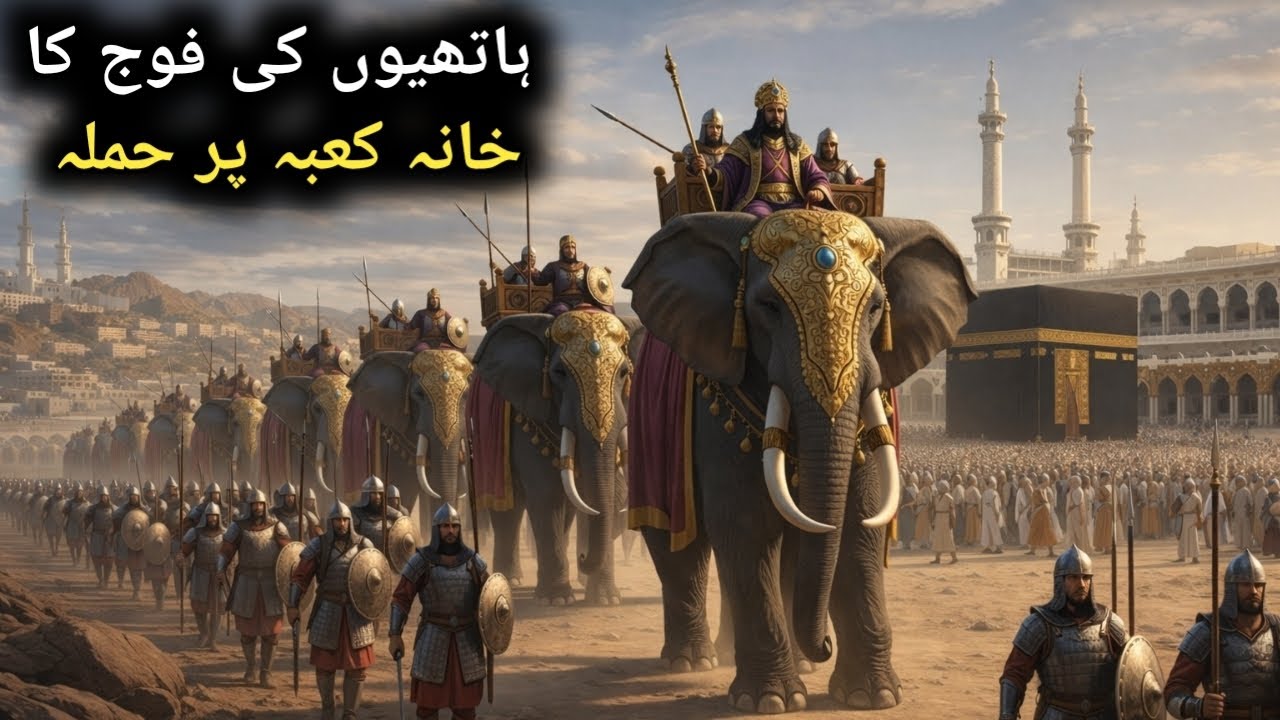 واقعۂ اصحابِ فیل | سورۃ الفیل کی مکمل تفسیر | ابراہہ اور ہاتھیوں کی فوج | Urdu Bayan
