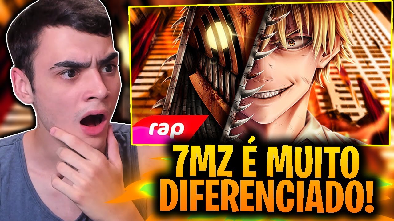 REACT | Rap do Denji (Chainsaw Man) - O MALDITO DEMÔNIO DA MOTOSSERRA | NERD HITS