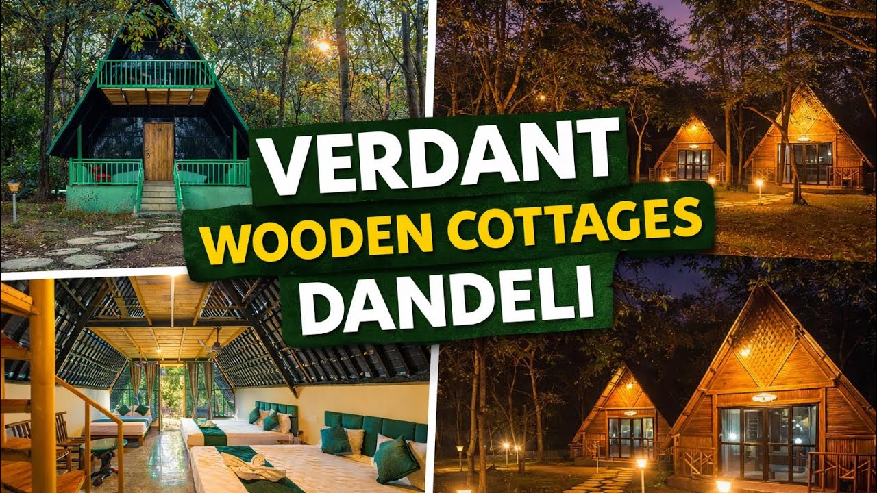 Verdant Wooden Cottages in Dandeli | Complete Resort Tour
