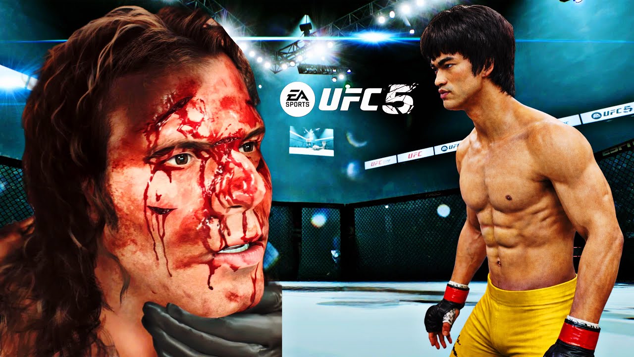 Bruce Lee 🐉 vs Clay Guida 🦁 | Speed vs Cardio WAR 💥🔥 Who Wins? 🥊⚡(EA SPORTS UFC 5) (4K HDR)