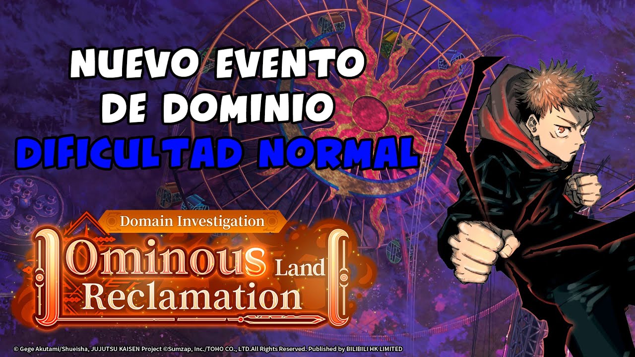 ¡NUEVO EVENTO DE DOMINIO DIFICULTAD NORMAL! | Jujutsu Kaisen: Phantom Parade
