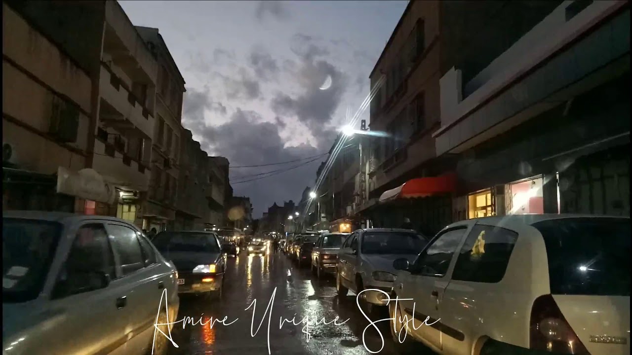 جولة خفيفة ليلية في مدينة مغنية حي الهدام - بريقي - حي عمر و العزوني  Driving Maghnia Cité haddam