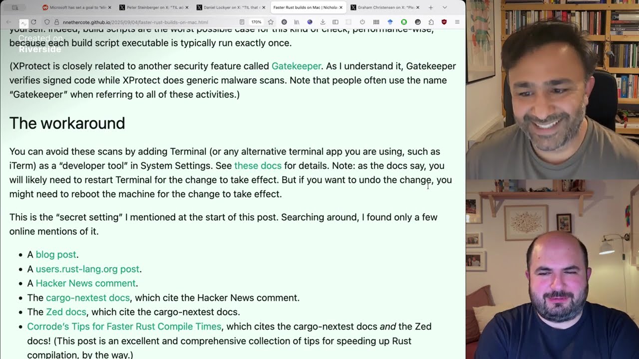 MacOS'ta derleme ve testleri hızlandırmak için XProtect'i kapatmak