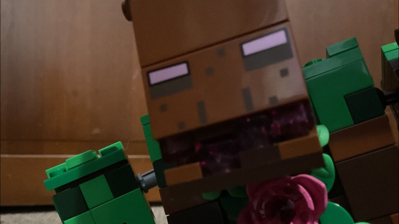 LEGO toy walking in stop￼-motion 