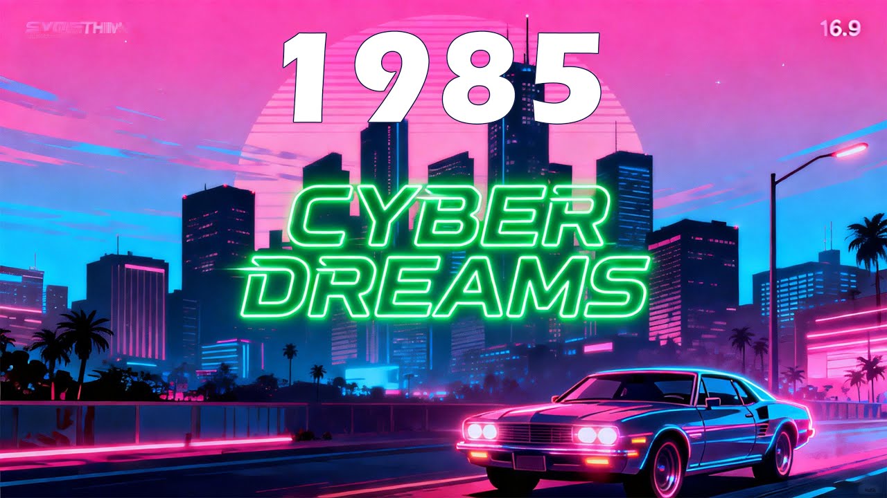 Retro synthwave 80s 90s Cyberpunk Vol. A4