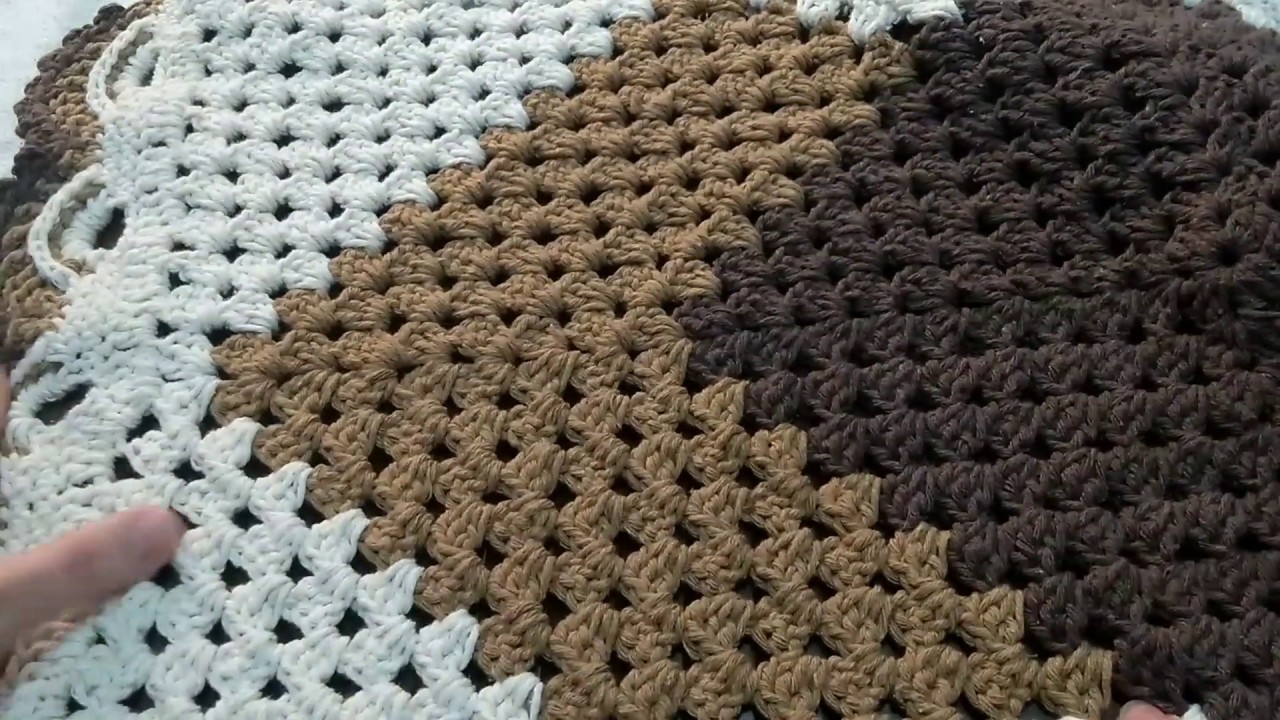 Tapete Cronos de crochê/tapete de crochê