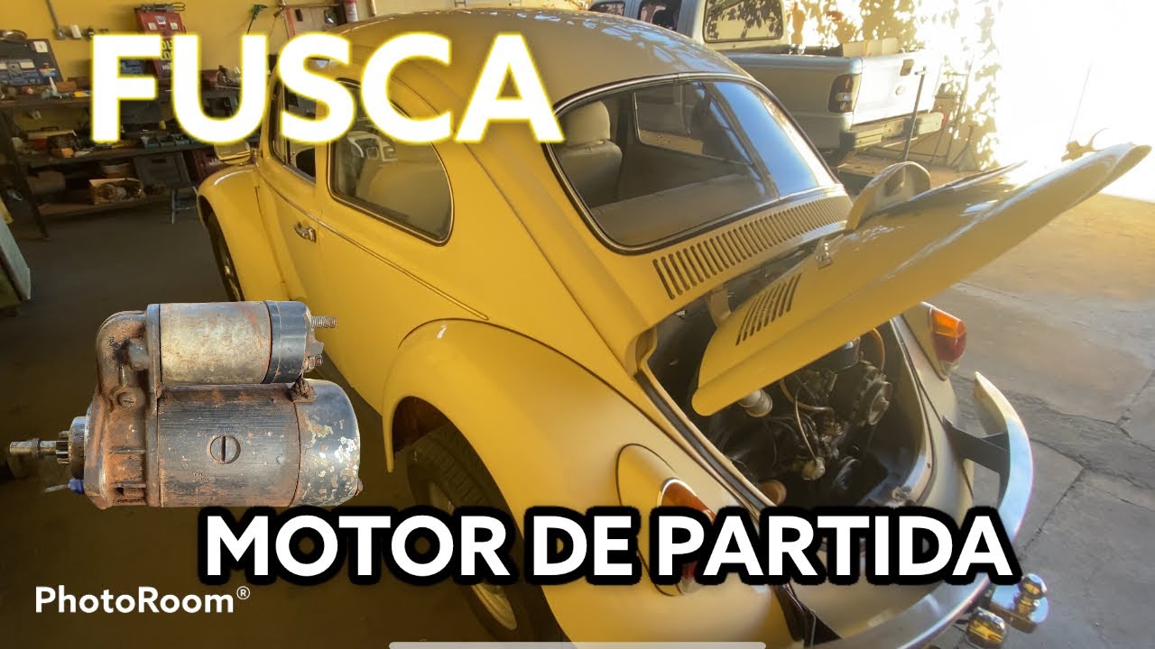 VOLKSWAGEN FUSCA - COMO CONSERTAR O MOTOR DE PARTIDA