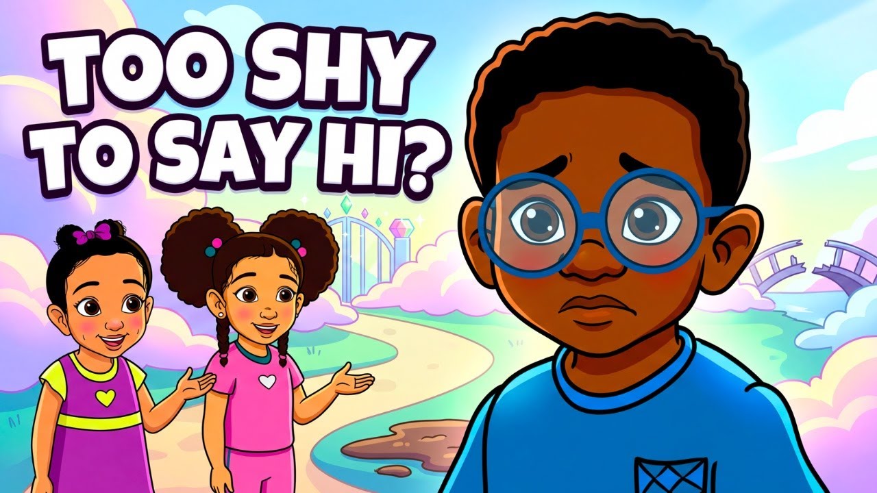 When Micah Was Too Shy to Say Hi | Kids Cartoon About Big Feelings