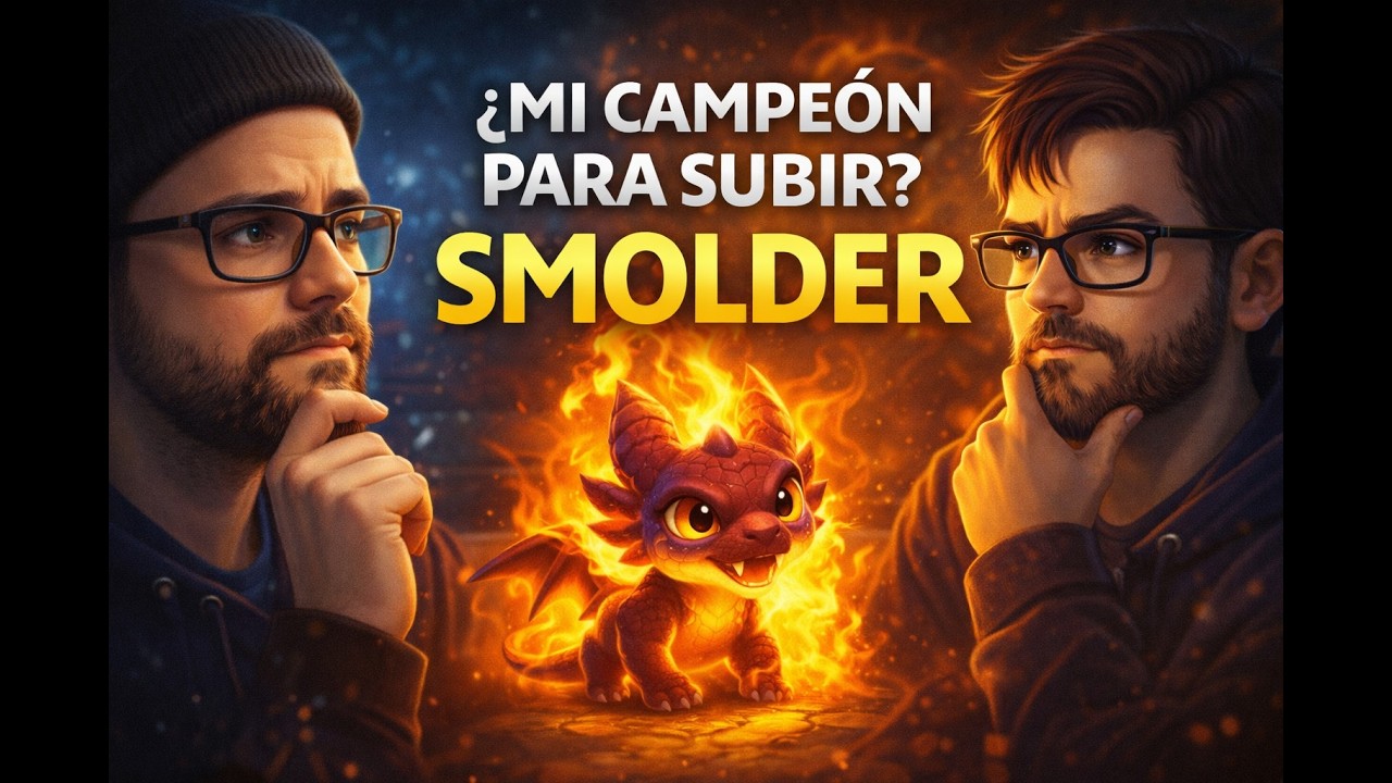 ¿Es SMOLDER mi campeón para subir a Esmeralda? 🔥 Camino Ranked #LeagueOfLegends #Smolder