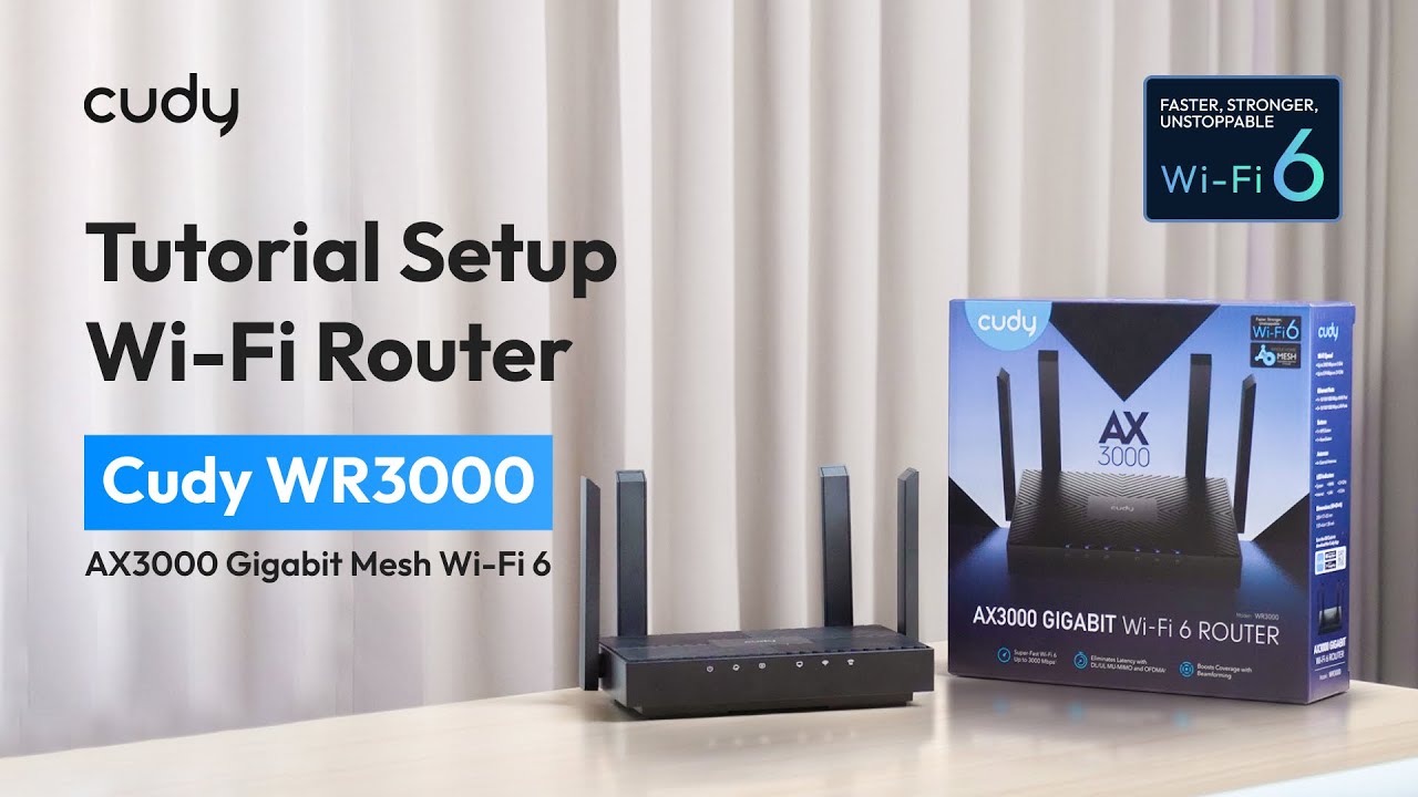 Tutorial Setup WiFi Router Cudy WR3000 WiFi6, Cuma Lewat Aplikasi HP | Best Secondary Router 2025