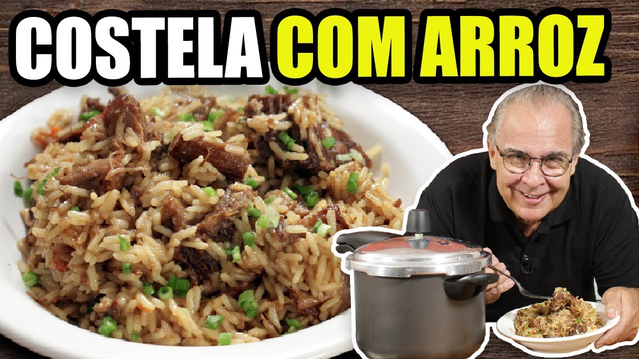 Costela com Arroz na Panela de Pressão do Chef Taico