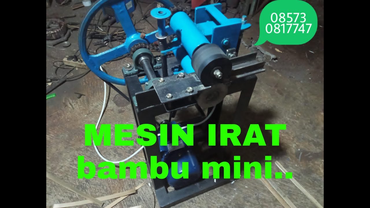 Mesin irat bambu serbaguna