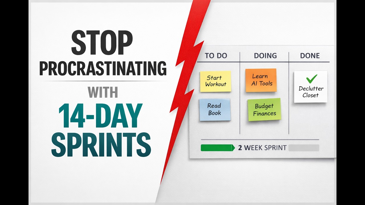 How to Stop Procrastinating Using Agile Sprints | 14-Day Productivity Method