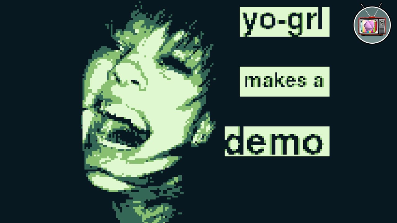 Yo-grl Makes a Demo by Proxima (2020) | Nintendo GB Demoscene