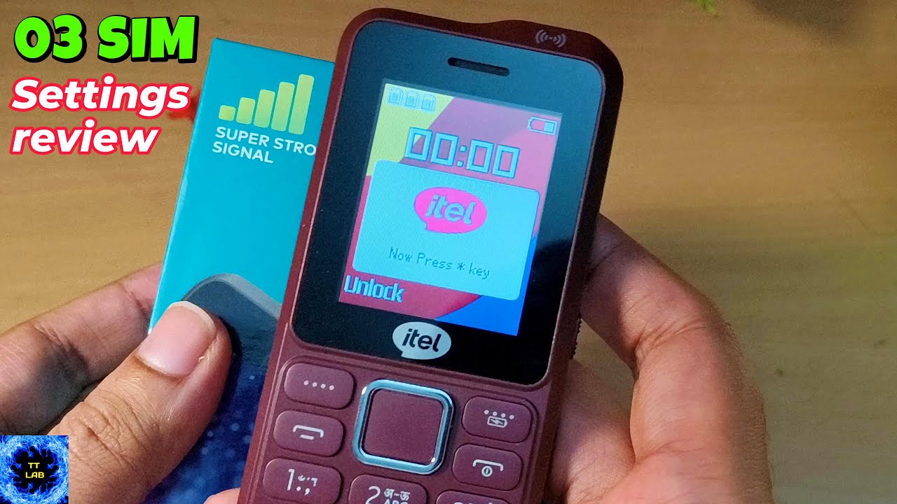 Itel 03 Sim supported King Signal All menu & Settings details Review | Itel Latest feature Phone |