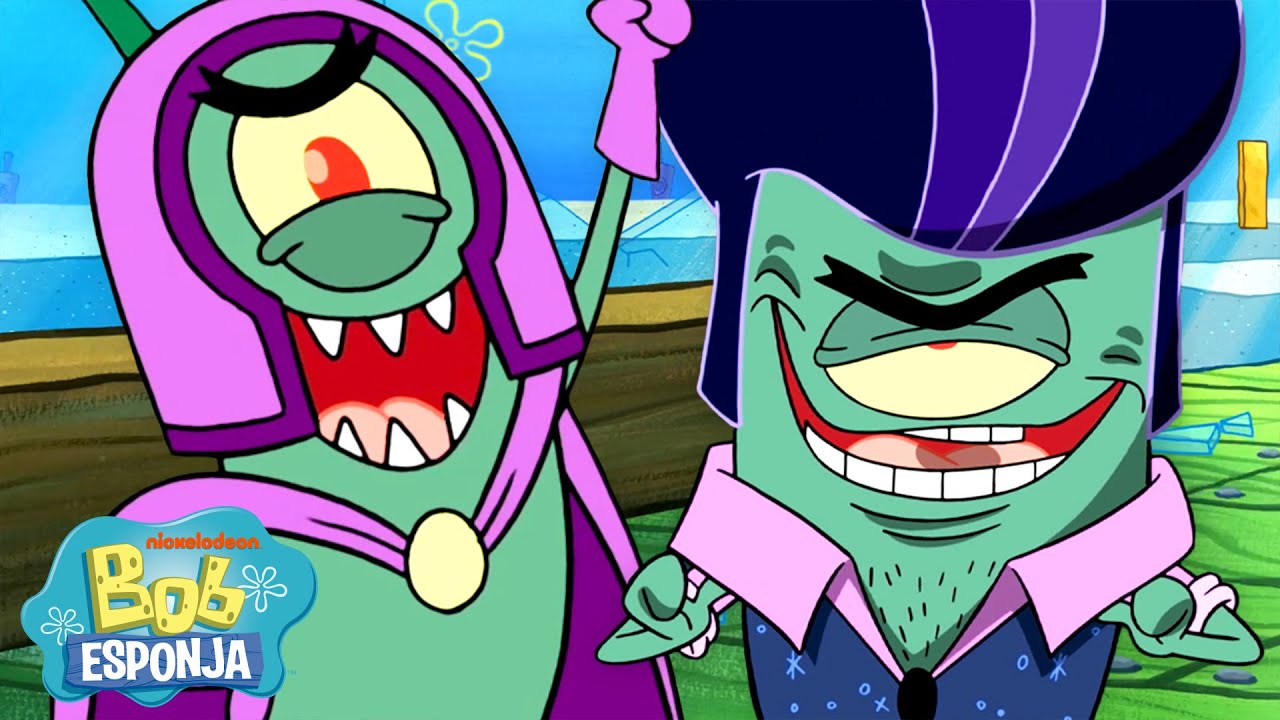 2025 segundos de Plankton siendo… Plankton 👁️ | Bob Esponja en Español