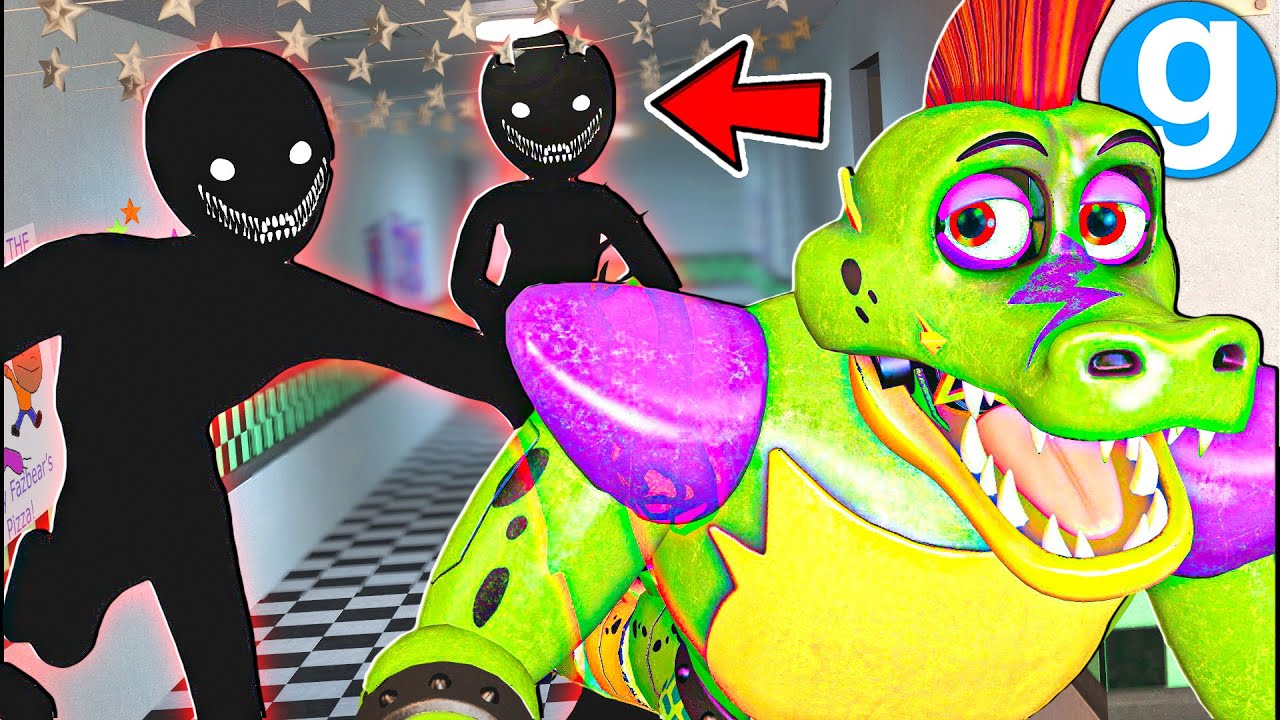 THE BACKROOMS SMILER VISITS FNAF GMOD PIZZERIA! - Five Nights at Freddy's Garry's Mod