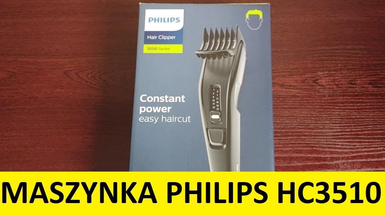 Maszynka do włos&oacute;w Philips 3000 HC3510/15 recenzja, opinie, test, unboxing, zalety, wady, cena.