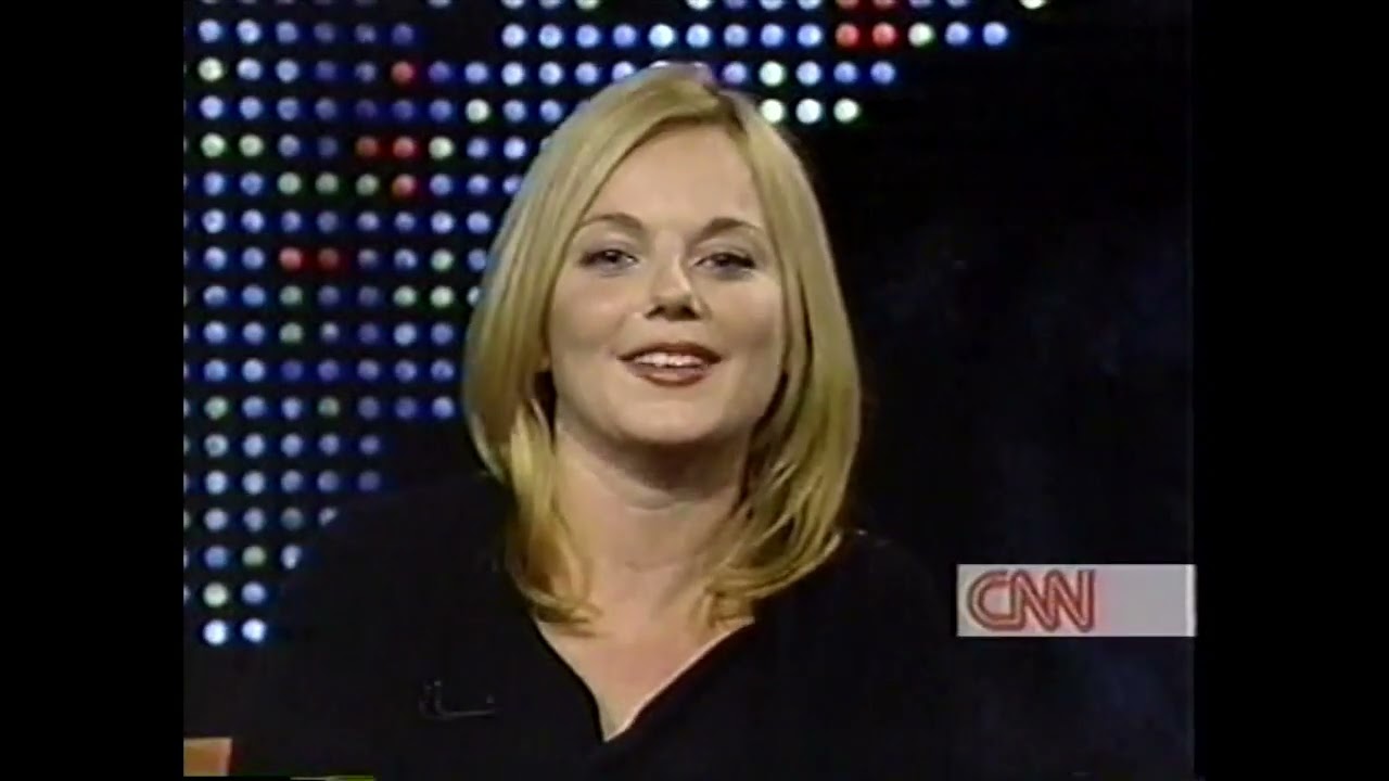 Geri Halliwell with Larry King 1998