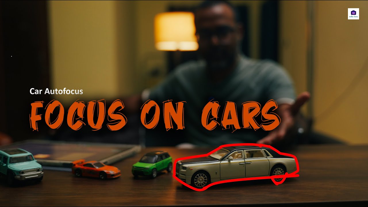 Тест автофокуса автомобиля с использованием камеры LUMIX