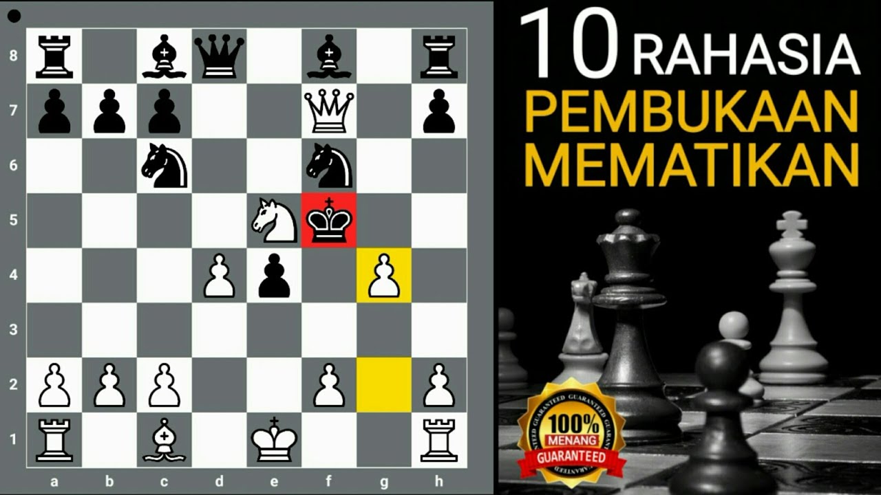 Pecatur Gila harus bisa ! 10 RAHASIA PEMBUKAAN CATUR PALING MEMATIKAN