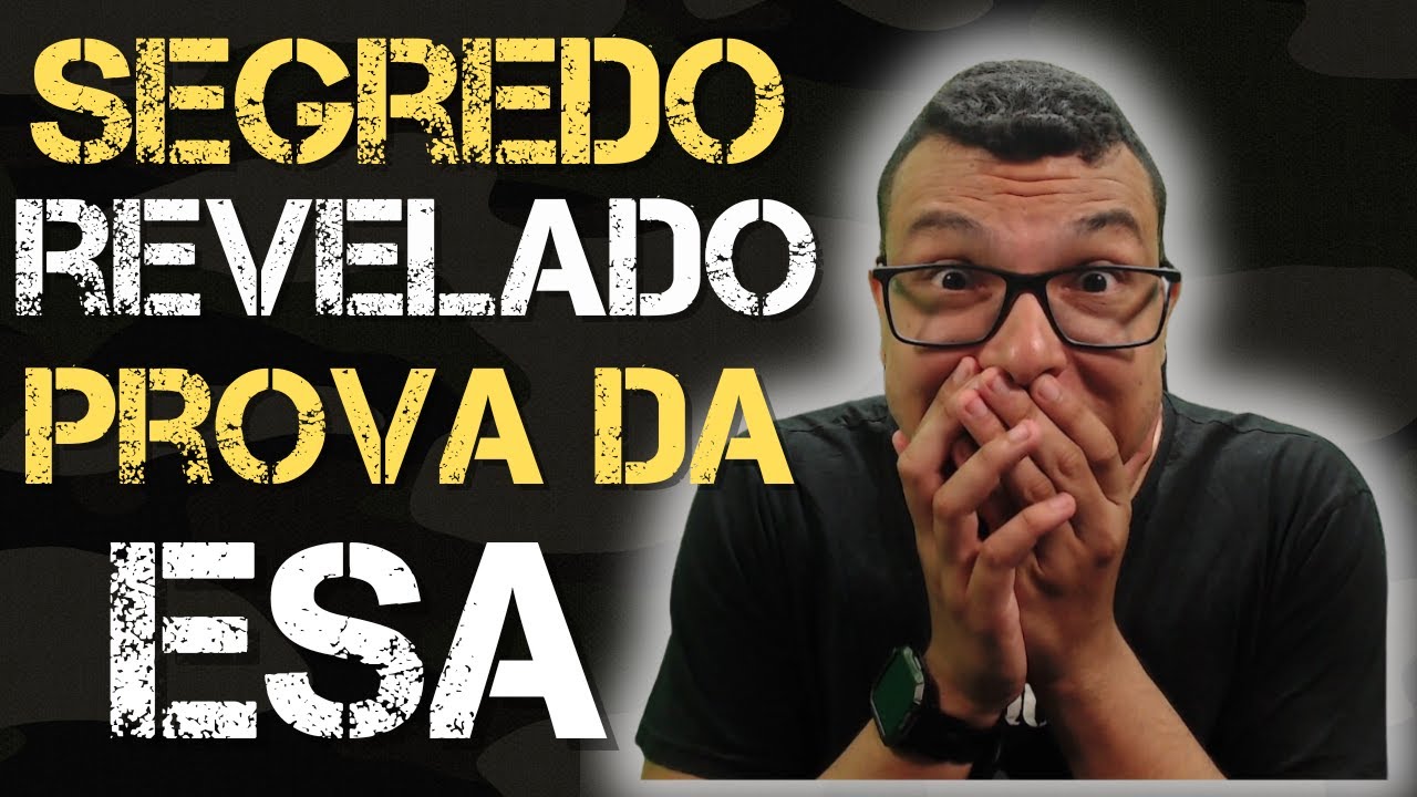 O QUE NINGUÉM TE CONTA SOBRE A PROVA DE MATEMÁTICA DA ESA !! SEGREDO REVELADO !!