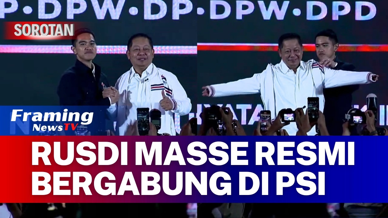 Pantun Kaesang Jadi Penanda, Rusdi Masse Resmi Tinggalkan NasDem dan Gabung PSI