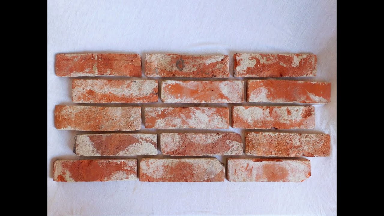 Antik Riemchen Steinwand Klinker Ziegel echter Back Stein Mauer Wand Used Look rustikal Loft opik