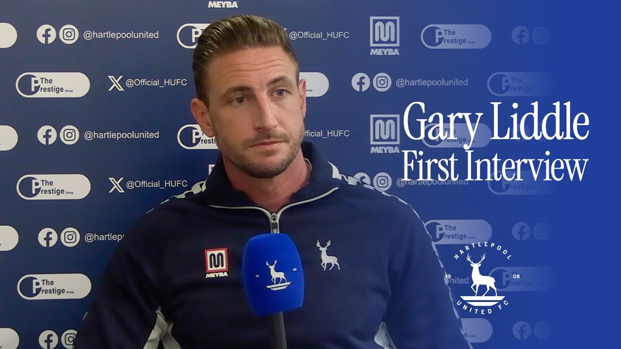 Gary Liddle | First Interview as First Team Coach
