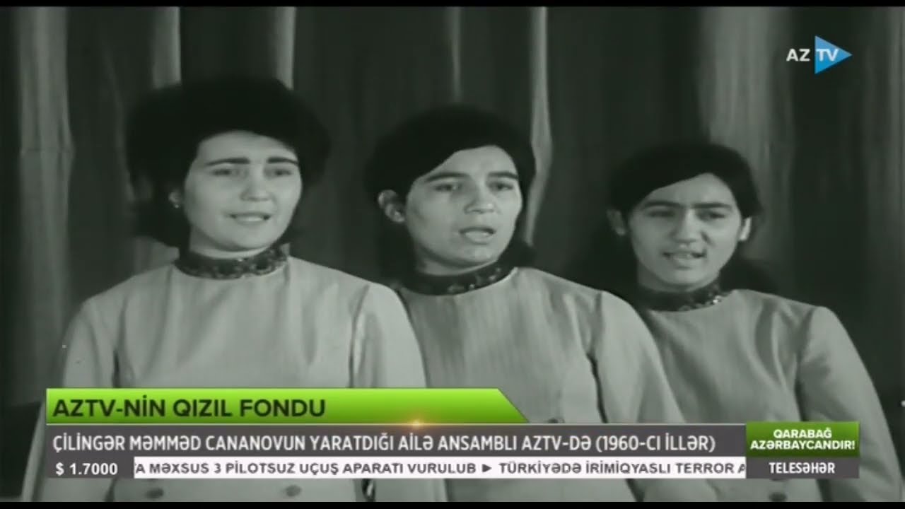 Çilingər Məmməd Cananovun yaratdığı ailə ansamblı (1960-cı illər) - AzTV-nin Qızıl Fondu...