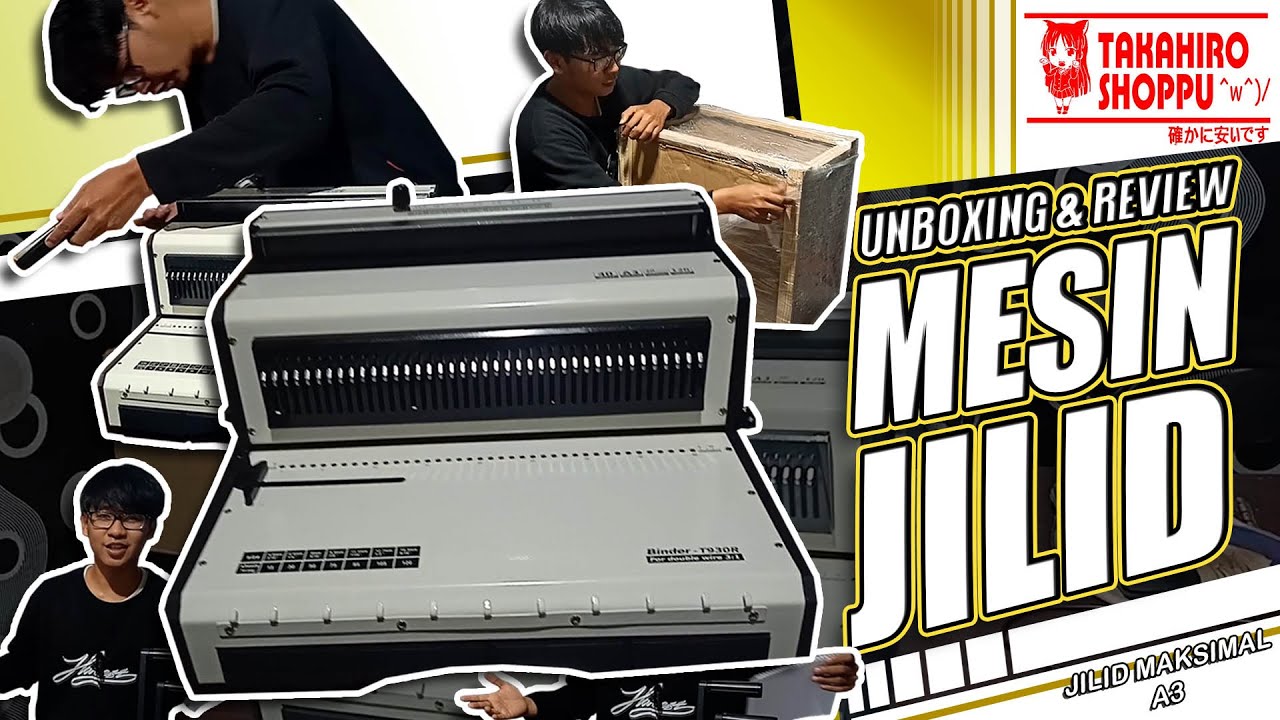 UNBOXING & REVIEW ALAT JILID SPIRAL