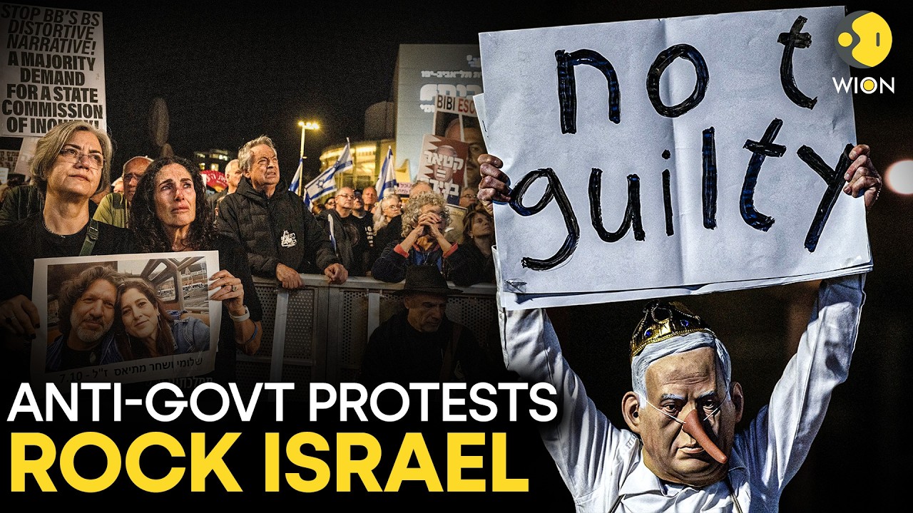 Israel Protests LIVE: Israelis Rally at Habima Square, Demand State Inquiry Into October 7 | WION
