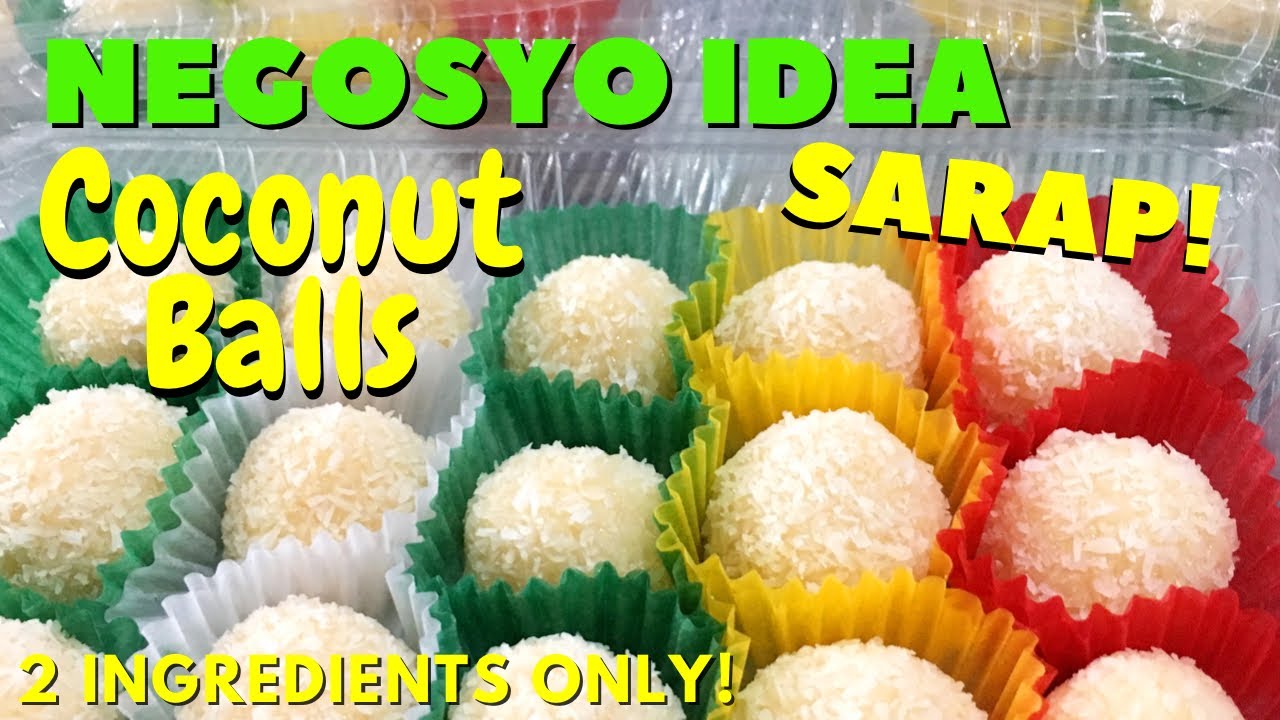 Super Easy Coconut Balls | Pang Negosyo Idea! With Costing | Food Business Ideas | coconut ladoo