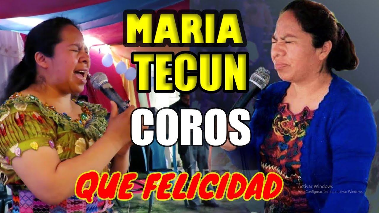 María Tecún Coros de Avivamiento Que Felicidad, Nuevo 2015, HD