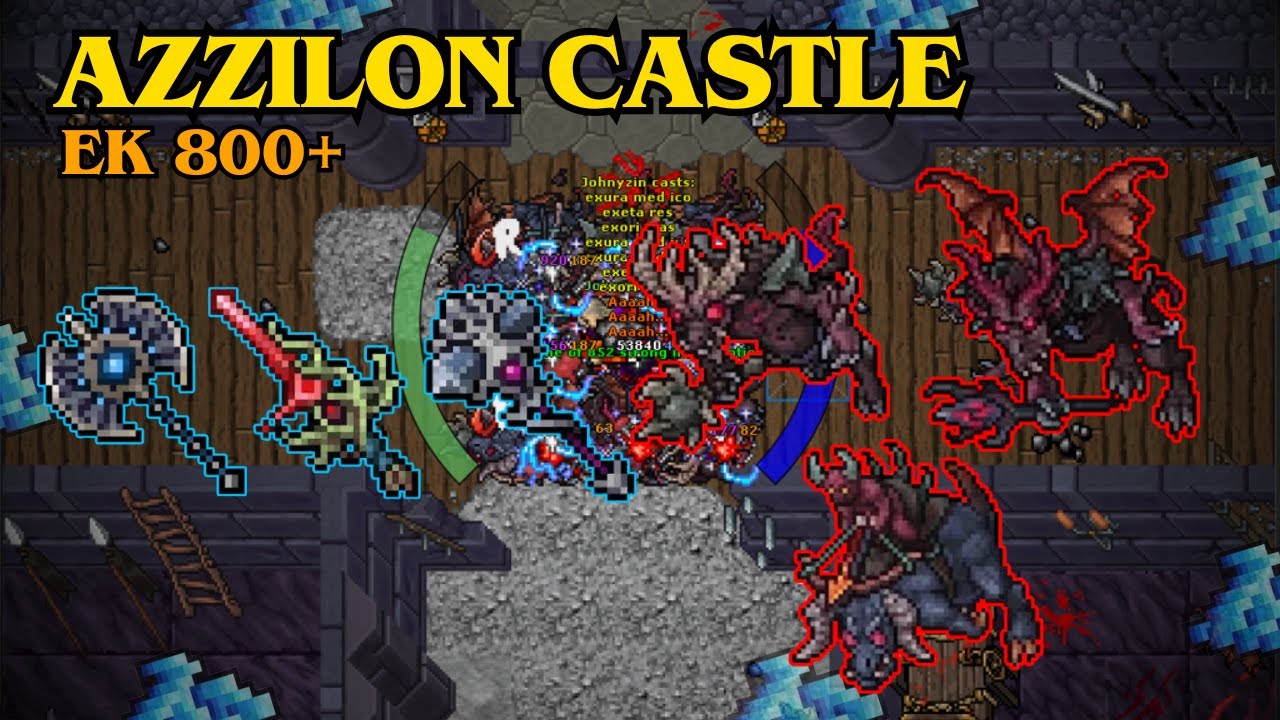 TIBIA - EK 1000 | AZZILON CASTLE | 8.5KK/H RAW + 1.7KK PROFIT