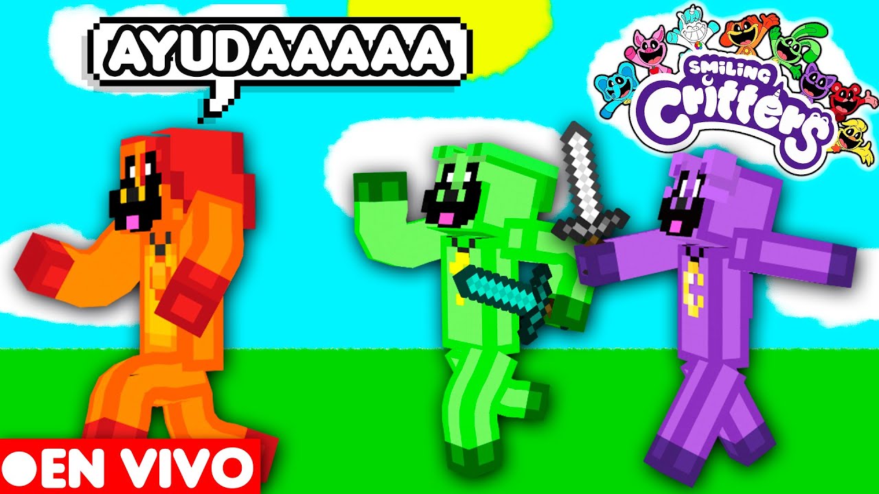 CATNAP Y HOPPY SECUESTRAN A DOGDAY EN DIRECTO | #CATNAPSMP 🐱
