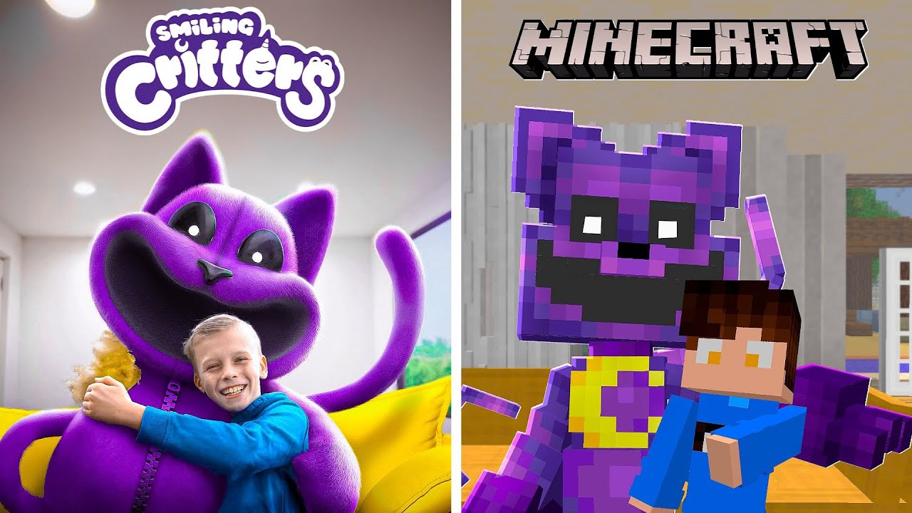 I Remade SMILING CRITTERS Scenes REAL LIFE In Minecraft