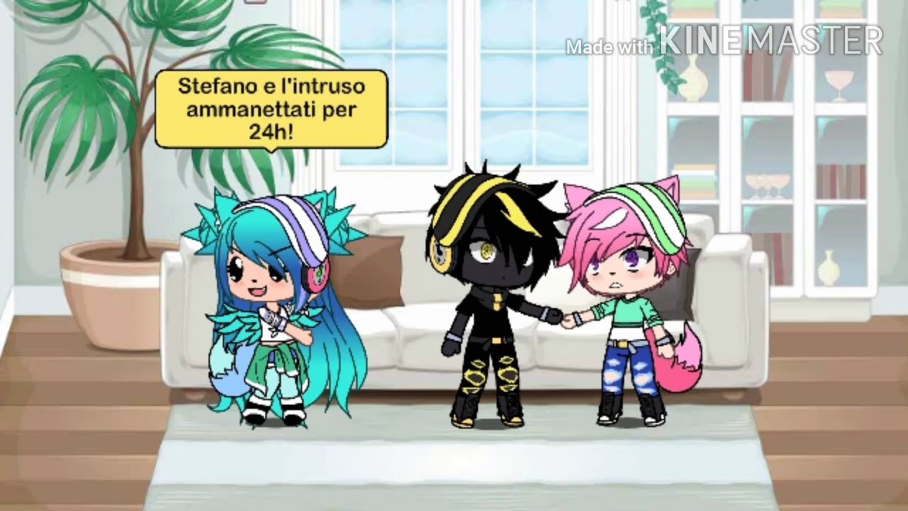 ~Challenge:Stefano e L'intruso ammanettati per 24h!!~💛~💚~