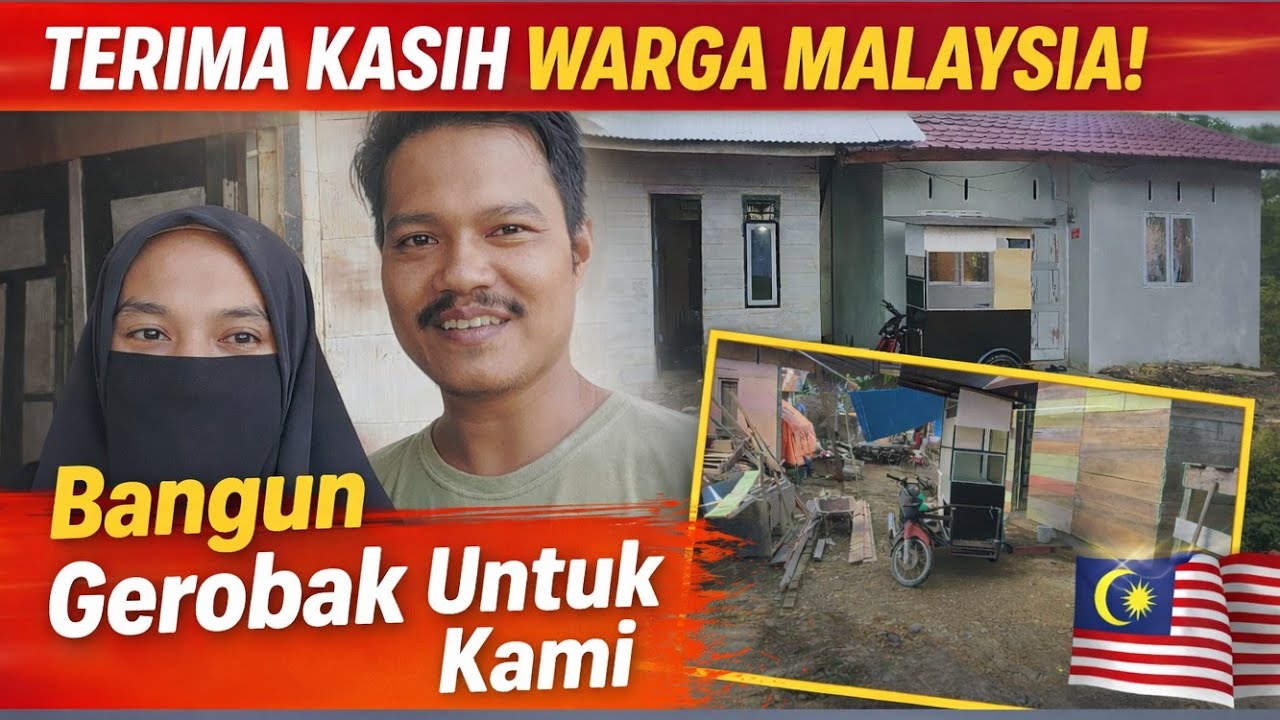 ALHAMDULILLAH GEROBAK CREPES AKHIRNYA SIAP