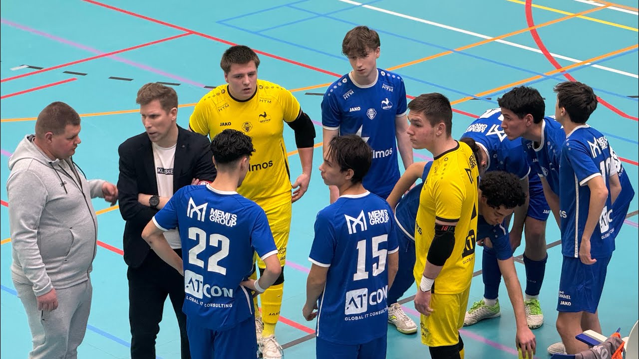 U21 Real Elmos Herentals & Fal Soumagne 1er helft futsal.association.liege #realelmosherentals
