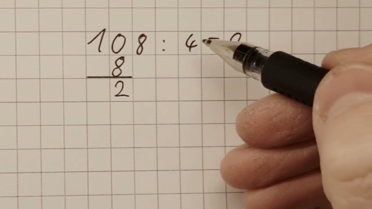 schriftlich dividieren | schriftlich teilen | geteilt rechnen