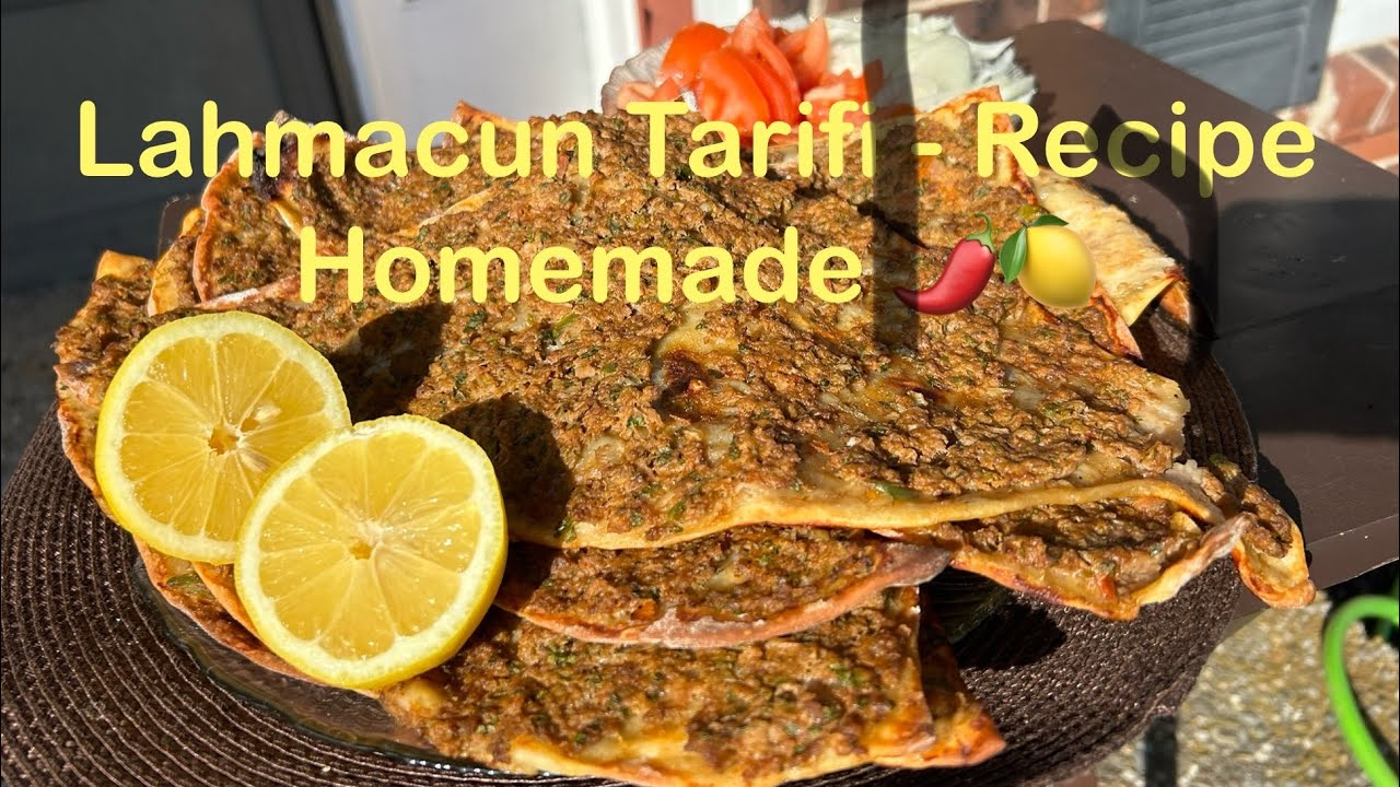 Amerika’da Hazir Pizza Hamuruyla Lahmacun Tarifi. Easy Lahmacun Repice Homemade