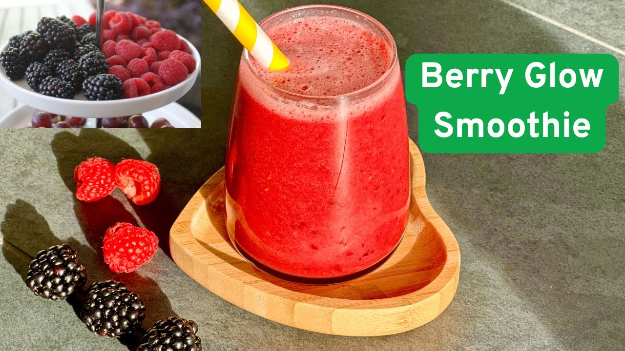GLOW DRINK : 3 -BERRY SMOOTHIE | NO SUGAR |