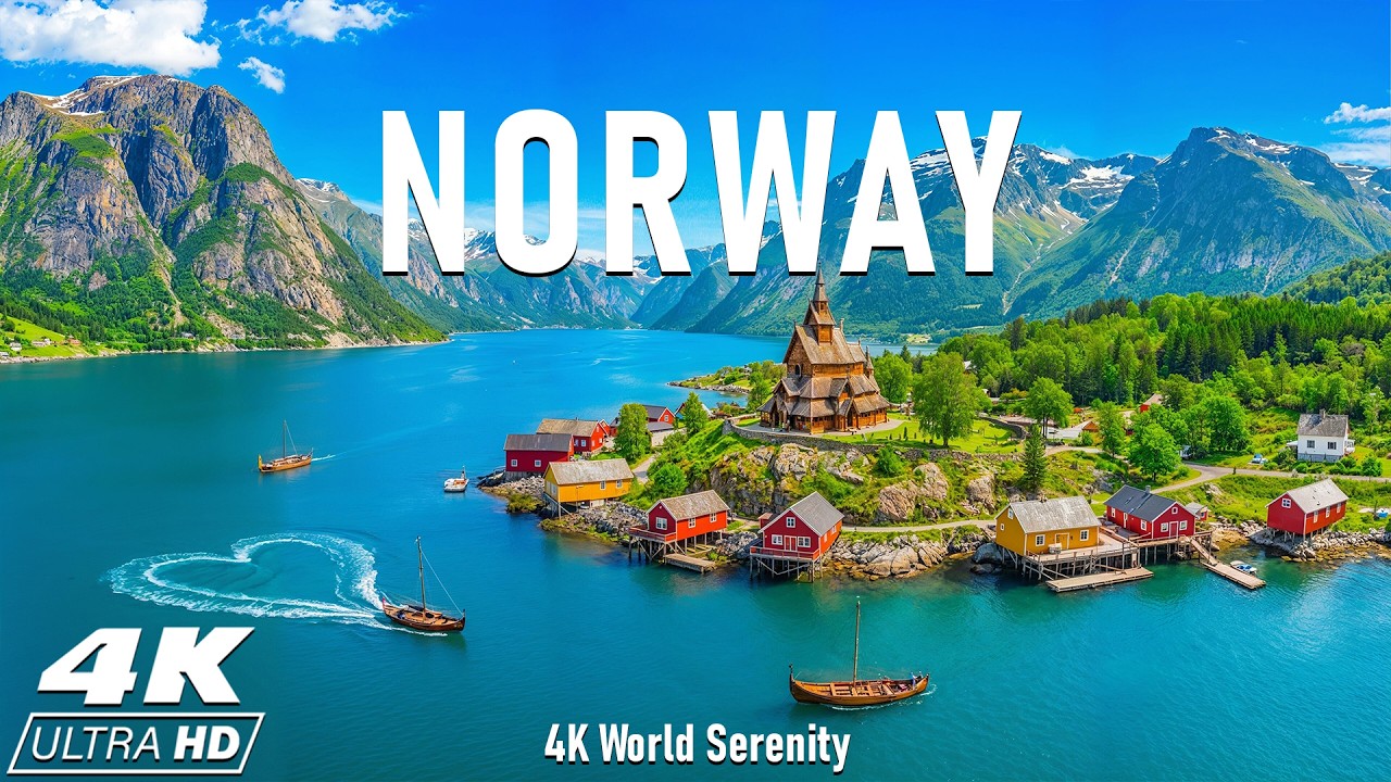Norway 4K | Unreal Nordic Nature – Epic Fjords, Hidden Villages & Crystal Clear Lakes