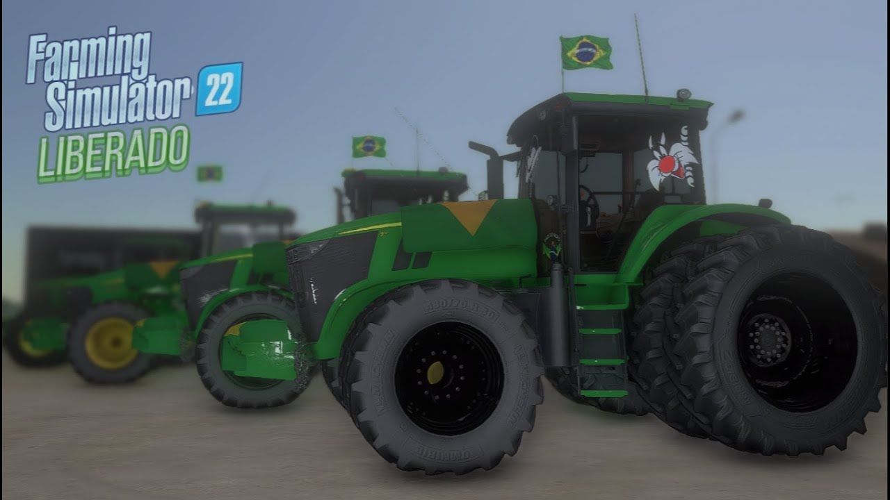 LIBERADO Mod do Pack de John Deere 7M e 7J e 6J BR Farming Simulator 22