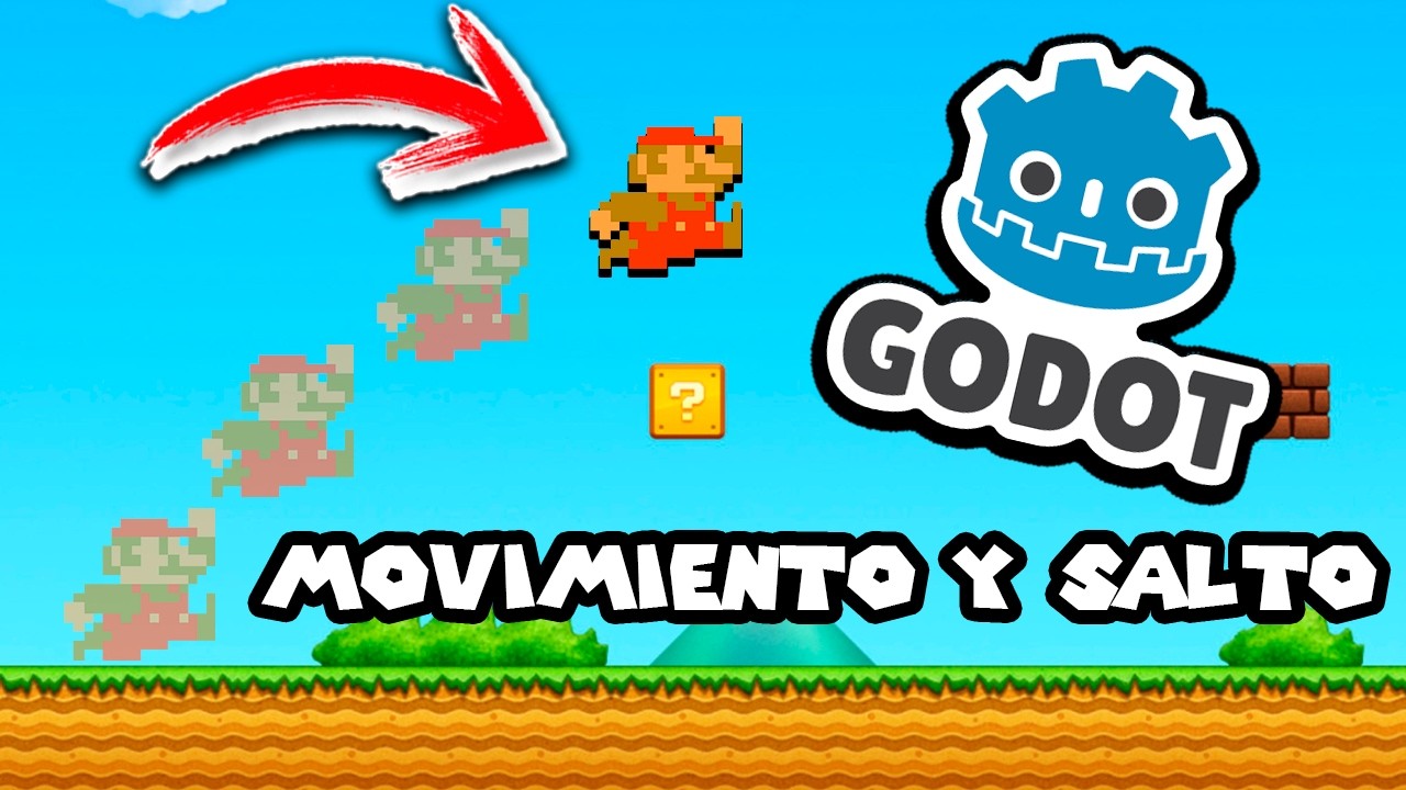 COMO CREAR Movimiento Plataformas 2D con GODOT 4