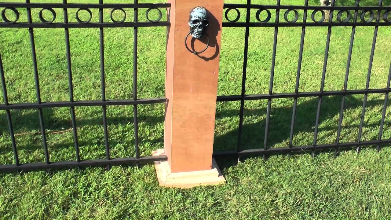 Cemetery Fence and Mini Columns